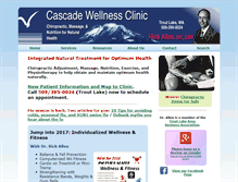 Tablet Screenshot of cascadewellnessclinic.com